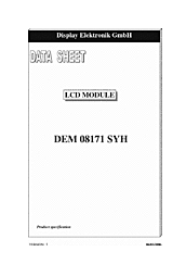 DataSheet DEM 08171 SYH pdf